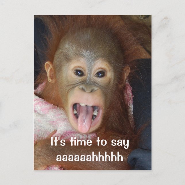 Carte Postale Dentist Nomination Dites Aaahh (Devant)