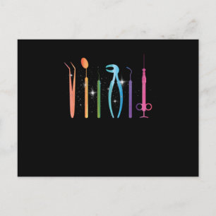 Carte Postale Dentiste Dentaire Dentistère Dents Dents Dents Den
