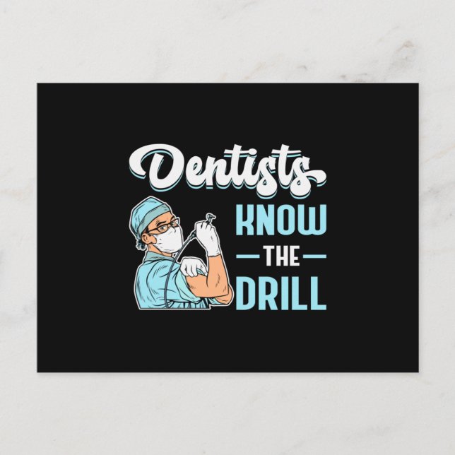 Carte Postale Dentiste Dentaire Dentistère Dents Dents Dents Den (Devant)