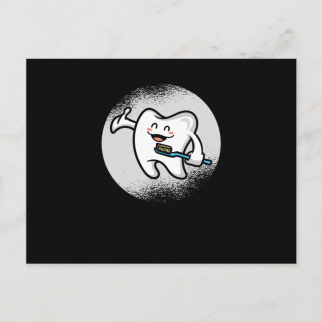 Carte Postale Dentiste Dentiste Dentaire étudiant Humour Cadeaux (Devant)