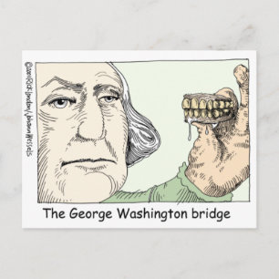 Carte Postale Dents de George Washington Cadeaux et objets de co