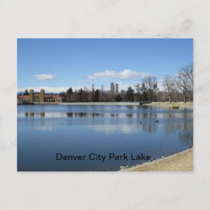 Carte postale Denver City Park Lake