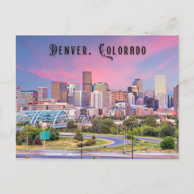Carte postale Denver Colorado Voyage (Devant)