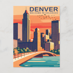 Carte Postale Denver, Southplatte River, Colorado, Voyage