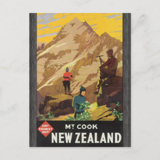 Carte Postale Département Touristique du gouvernement Mt Cook No