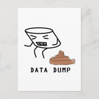 Carte Postale Dépassement des données