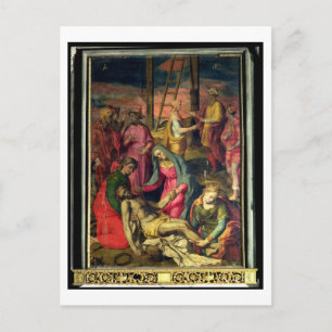 Carte Postale Déposition de la croix, 1582 (température sur pann