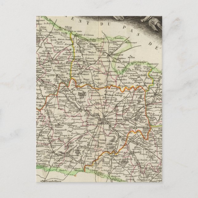 Carte Postale Dept De La Somme (Devant)