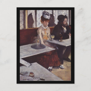 Carte Postale Der Absinth. Degas, Edgar Germain Hilaire