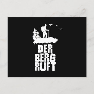 Carte Postale Der Berg Ruft Mountains Nature Hiker Randonnée Cad
