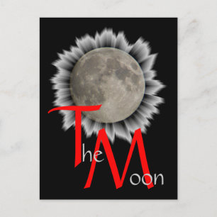 Carte Postale Der Mond, la lune, la luna, la lune Postkarte