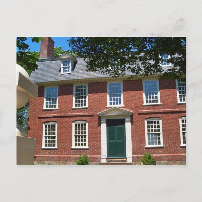 Carte Postale Derby House, Salem, MA (Devant)
