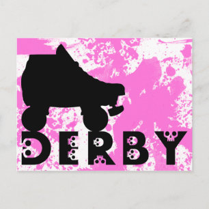 Carte Postale derby : skullphabet