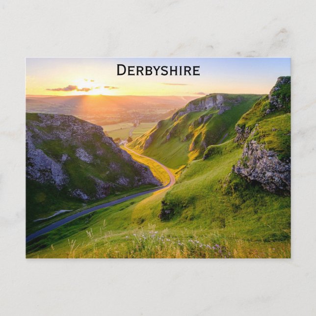 Carte Postale Derbyshire England Winnats Pass Photo de voyage (Devant)