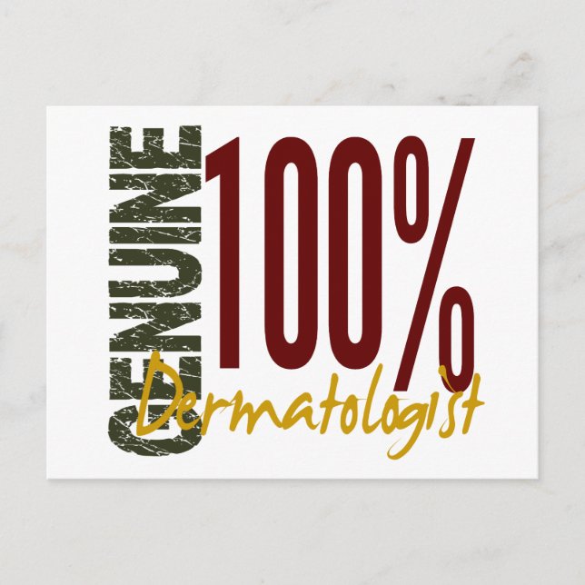 Carte Postale Dermatologue authentique (Devant)