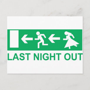 Carte Postale dernière soirée