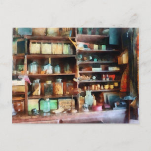 Carte Postale Derrière le comptoir du magasin général