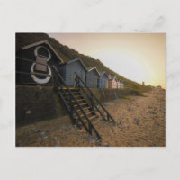 Carte postale des cabanes de plage Cromer