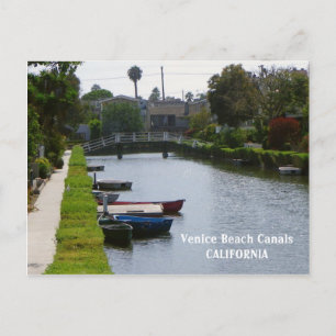 Carte postale des Canaux de Venice Beach !