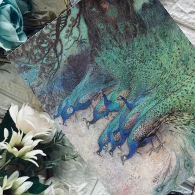 Carte Postale Des centaines de paons Warwick Goble (Créateur téléchargé)