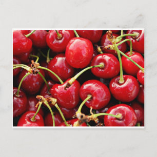 Carte postale des cerises