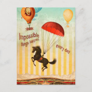 Carte Postale Des Choses Impossible Se Passent Chaque Jour