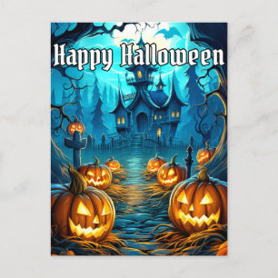 Carte Postale Des Citrouilles d'Halloween ultra-dangereux