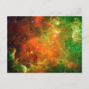 Carte Postale Des Clusters D'Étoiles Dans La Nebula Nord-América
