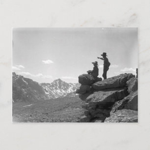 Carte Postale Des cowboys sur une crête