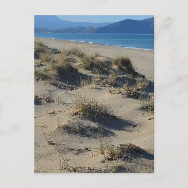 Carte postale des dunes de sable (Devant)