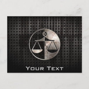 Carte Postale Des échelles de justice robustes