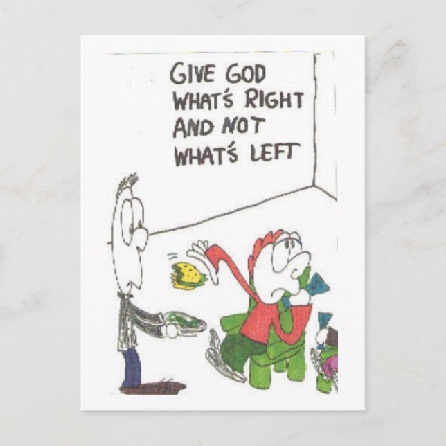 Carte postale des énonciations fuinny d'église, (Devant)