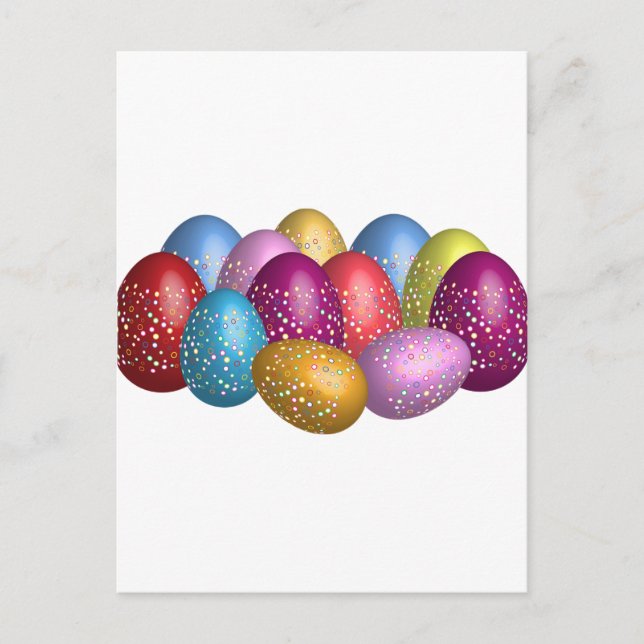 Carte postale des fêtes de Pâques (Devant)