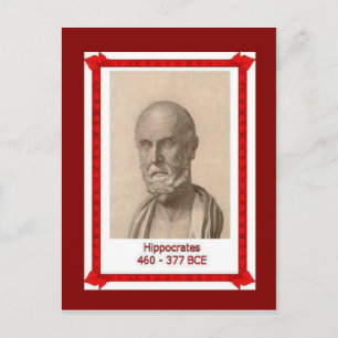 Carte Postale Des gens célèbres, Hippocrates,