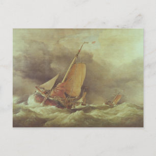 Carte Postale Des incks hollandais qui courent vers l'Ancre de Y