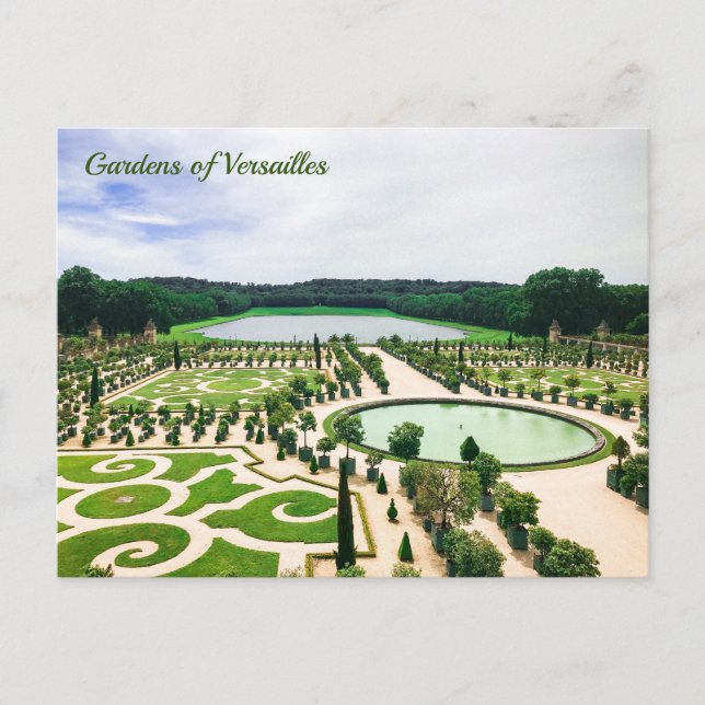 Carte postale des jardins de Versailles (Devant)