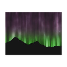 Carte postale des lignes Northern Lights