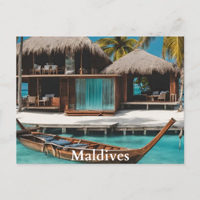 Carte postale des Maldives (Devant)