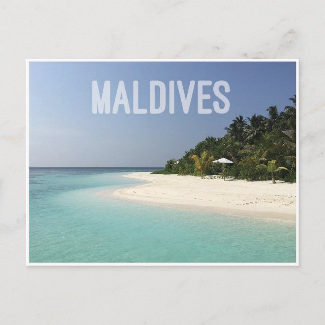 Carte postale des Maldives (Devant)