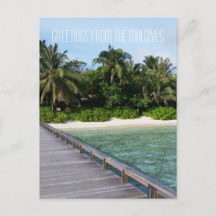 Carte postale des Maldives
