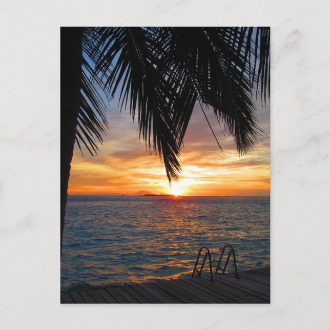 Carte postale des Maldives (Devant)