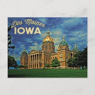 Carte Postale Des Moines Iowa