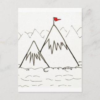 Carte postale des montagnes