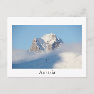 Carte postale des montagnes d'Autriche