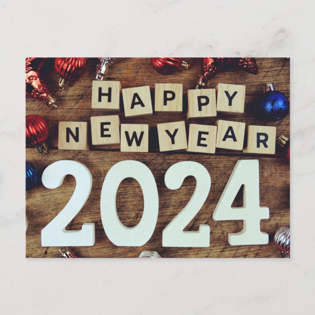 CARTE POSTALE DES NOUVELLES ANNÉES (Devant)