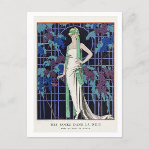 Carte Postale Des robes dans la nuit : par Barbier