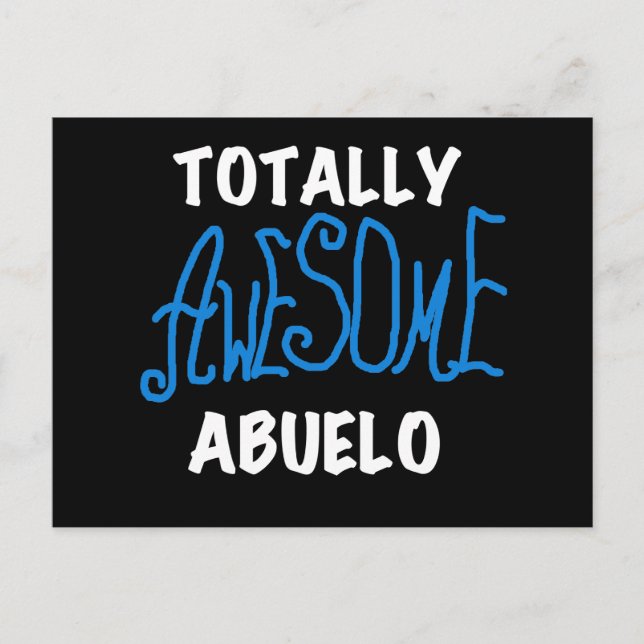 Carte Postale Des tee-shirts et des cadeaux Abuelo absolument gé (Devant)