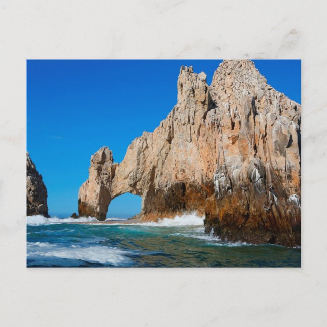 Carte Postale Des Vagues Se Déplient Sur La Plage (Devant)