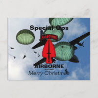 Carte postale des vétérans des opérations spéciale