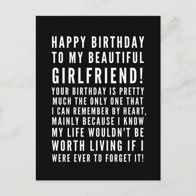 Carte Postale Des voeux d'anniversaire sarcastiques amusants pou (Devant)